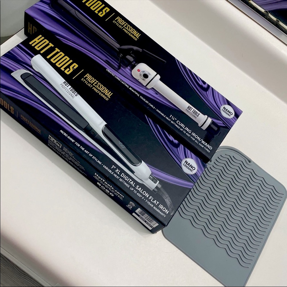 2 Hot Tools + FREE heat pad